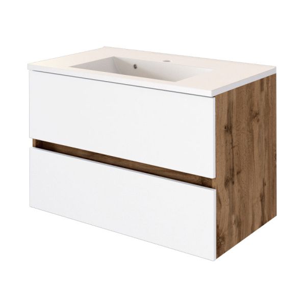 Held Möbel Lucca Waschtisch mit Unterschrank - 80 cm