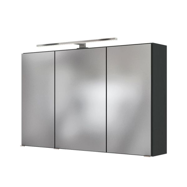 Held Möbel Lucca Spiegelschrank 3D - 100 cm