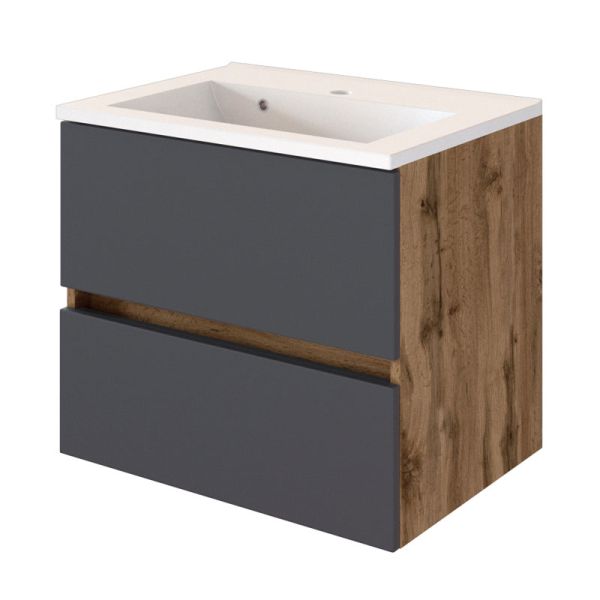 Held Möbel Lucca Waschtisch mit Unterschrank - 60 cm
