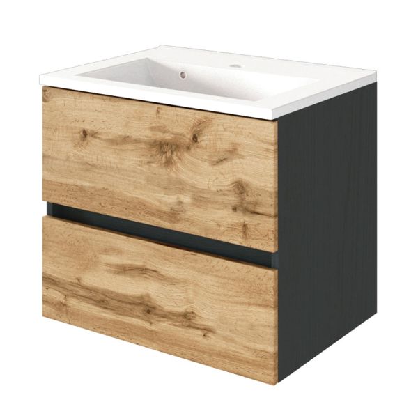 Held Möbel Lucca Waschtisch mit Unterschrank - 60 cm