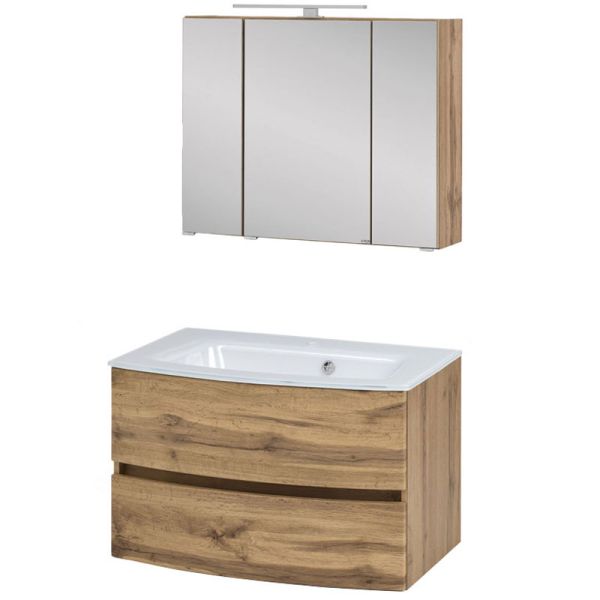 Held Möbel Kopenhagen Badmöbel Set 80 cm