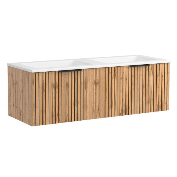 Held Möbel Ashton Waschtisch mit Unterschrank - 120 cm, 2 Auszüge