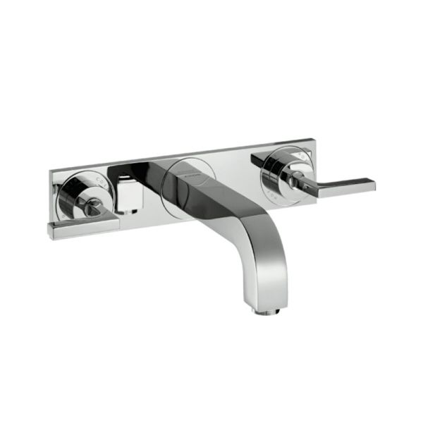 Axor Citterio Waschtischarmatur Unterputz mit Auslauf 226 mm, Hebelgriffen