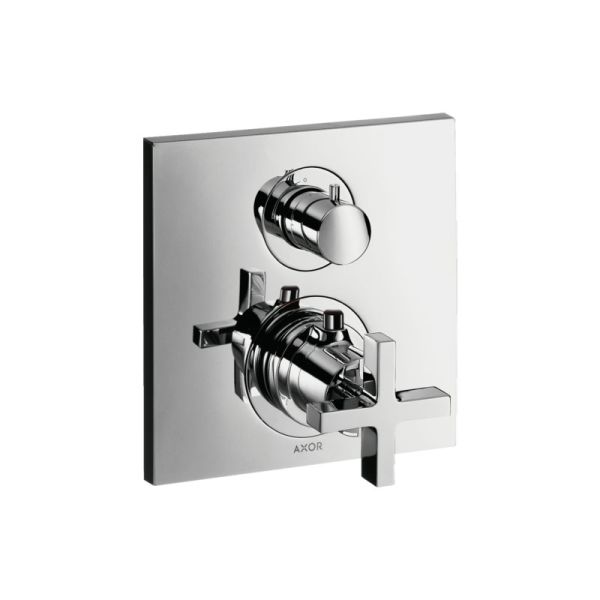 Axor Citterio Thermostat Unterputz mit Ab- und Umstellventil und Kreuzgriff