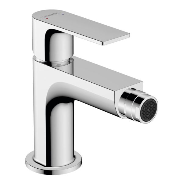 Hansgrohe Rebris E Bidetarmatur mit Zugstangen-Ablaufgarnitur
