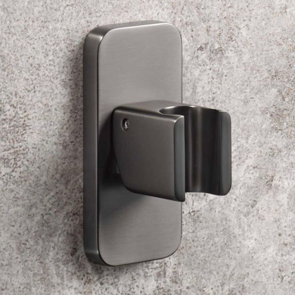 HSK RenoMag Brausehalter / Handbrausehalter in Gunmetal gebürstet