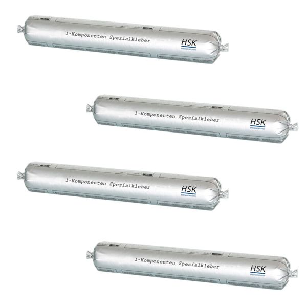 HSK Renodeco Befestigung 1-Komponenten-Spezialkleber, 4 Folienbeutel Set 1