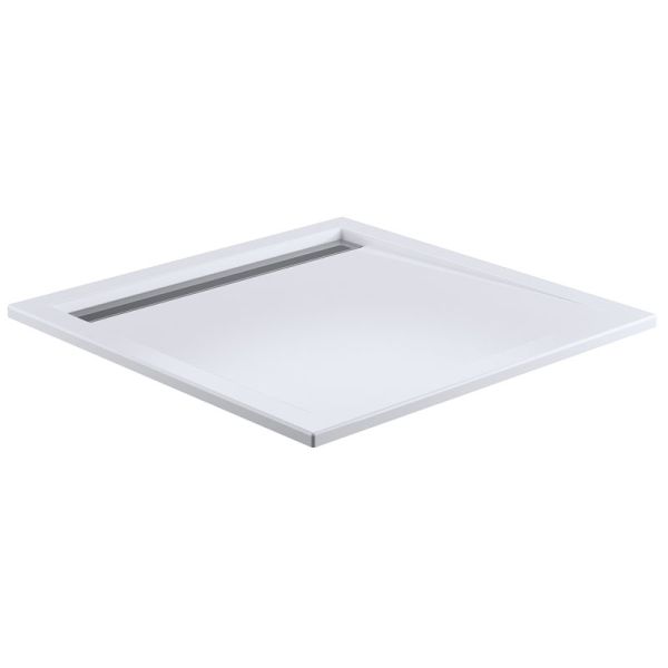 HSK Duschwanne Quadrat-Duschwanne 100x100, superflach, Acryl