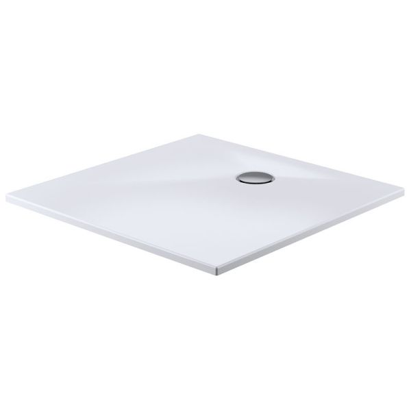HSK Duschwanne Quadrat-Duschwanne 80x80 - Plan, Marmor-Polymer