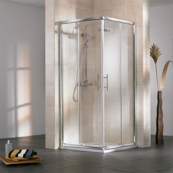 HSK Favorit Dusche mit Eckeinstieg - Gleittüren