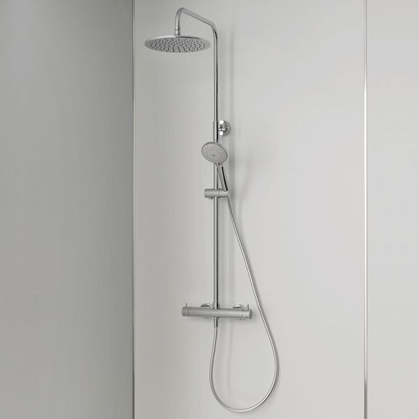 HSK RS 200 Duschsysteme RS 200 Mix mit Hebelmischer Regenbrause und Handbrause