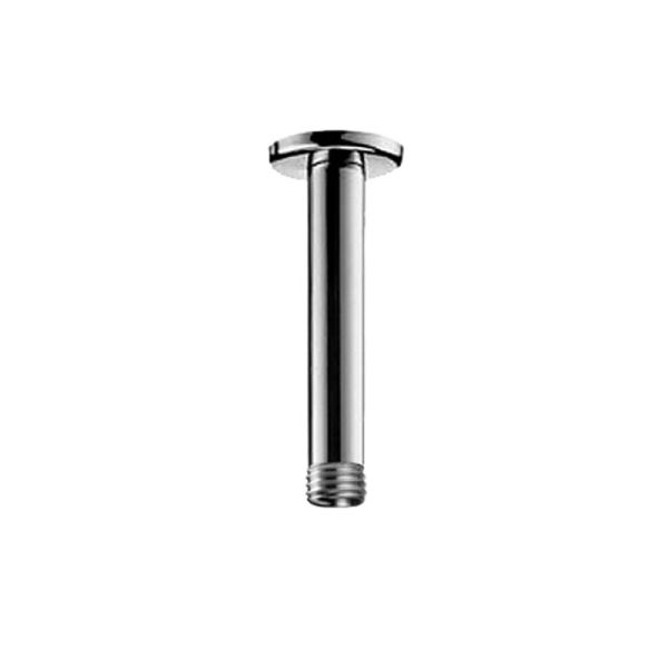 HSK Shower und Co Deckenarm für Kopfbrause mit Rosette Rund, Länge 14 cm
