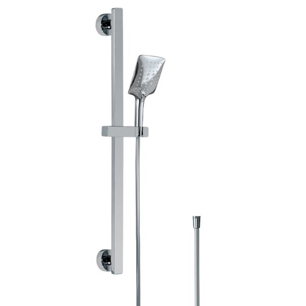 HSK Shower und Co Brausegarnitur mit Wandstange - Designhandbrause AquaSwitch