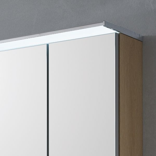 Laguna Spiegelschränke Aufbau- u. Aufsatzleuchte - 140 cm, eckig