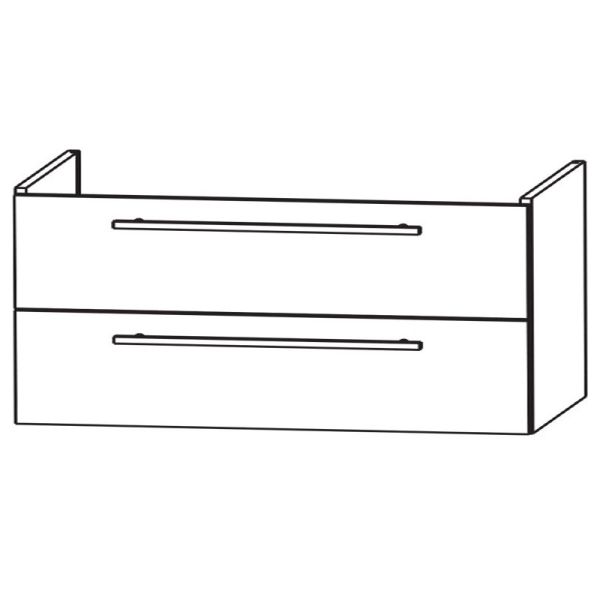 Laguna Waschtischunterschränke 120 cm - Skizze