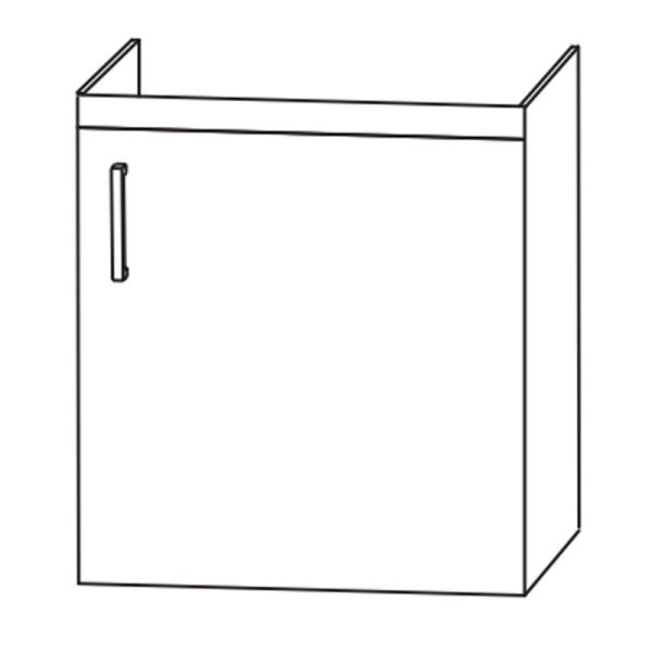 Laguna Waschtischunterschrank 32 cm Skizze