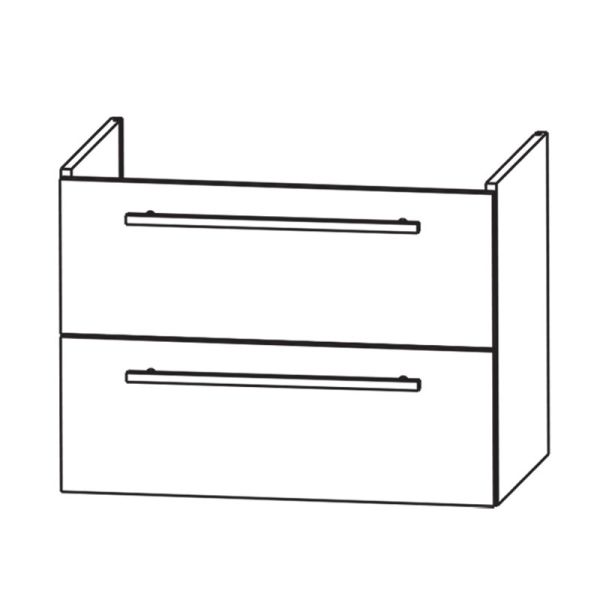 Laguna Waschtischunterschränke 98 cm - Skizze