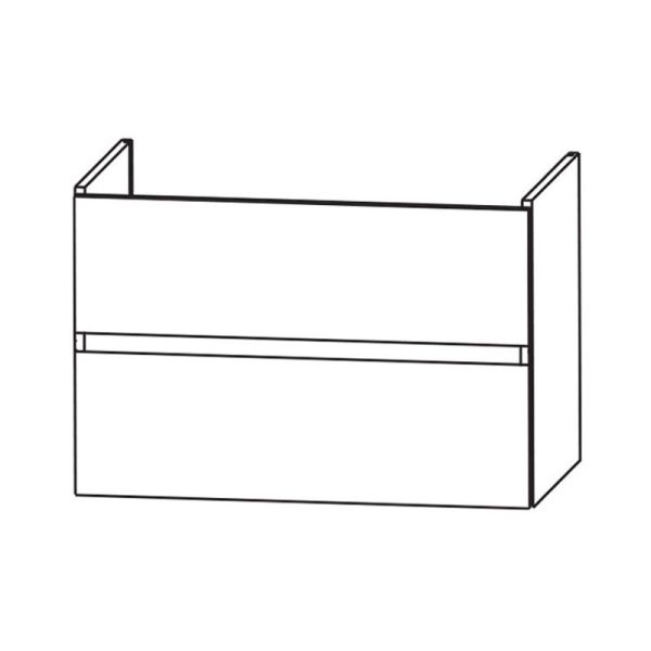 Laguna Waschtischunterschrank 65 cm Skizze