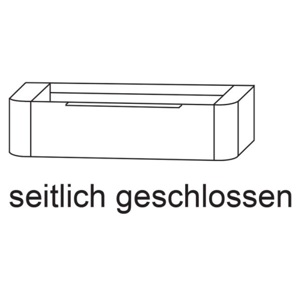 Laguna Orbis Waschtischunterschrank - 131 cm Skizze