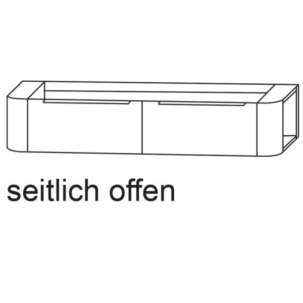 Laguna Orbis Waschtischunterschrank - 151 cm Skizze