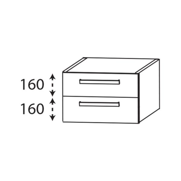 Laguna Platino 2.0 Unterschrank - 50 cm Skizze