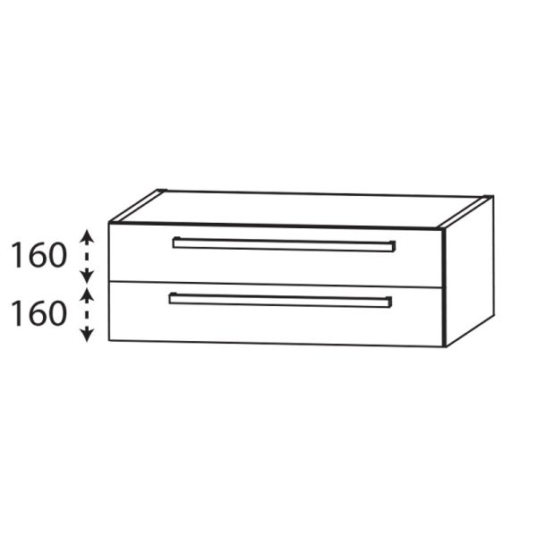 Laguna Platino 2.0 Waschtischunterschrank - 70 cm Skizze