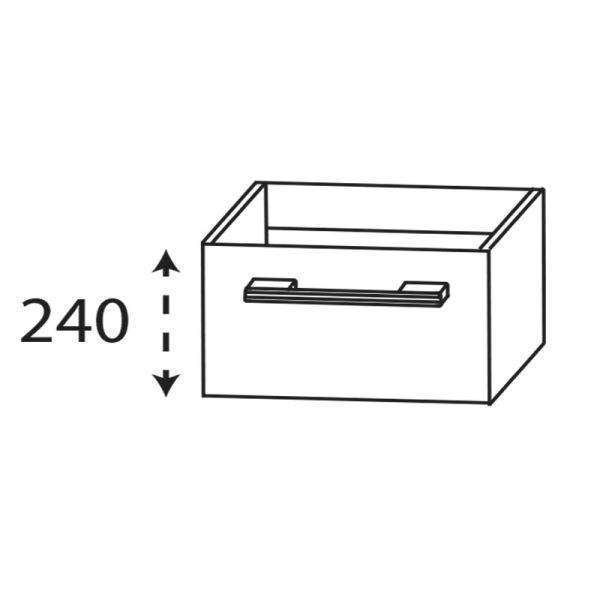 Laguna Reflex Unterschrank - 60 cm Skizze