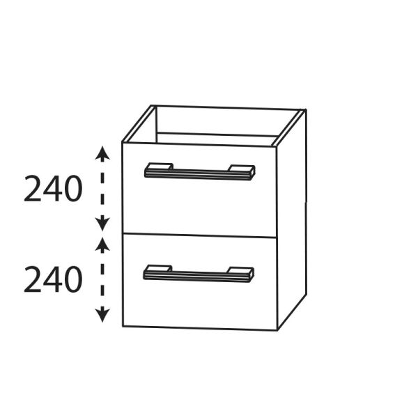 Laguna Reflex Unterschrank - 30 cm Skizze