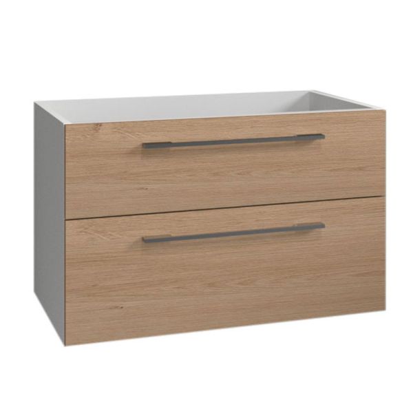 Laguna Reflex Waschtischunterschrank - 90 cm, 2 Auszüge