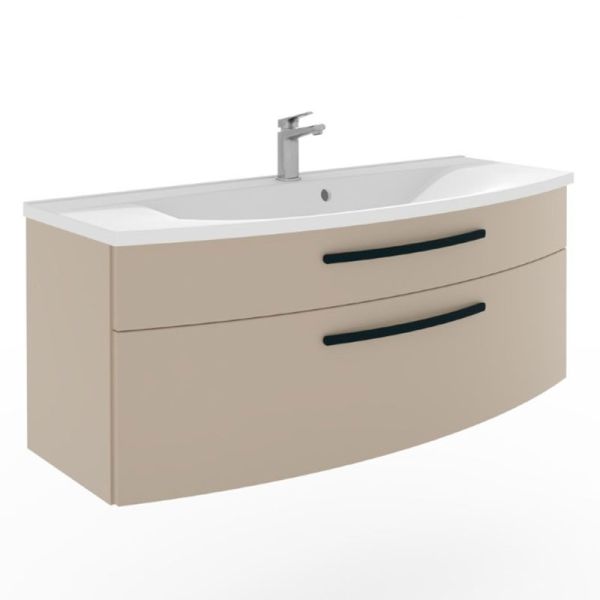 Laguna Kera.Round Waschtisch mit Unterschrank Set 3 - 122 cm