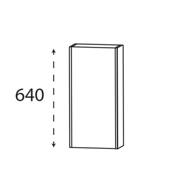 Laguna Highline 250 Oberschrank - 32 cm Skizze