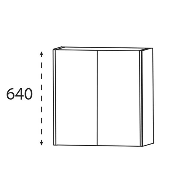 Laguna Highline 250 Oberschrank - 62 cm Skizze