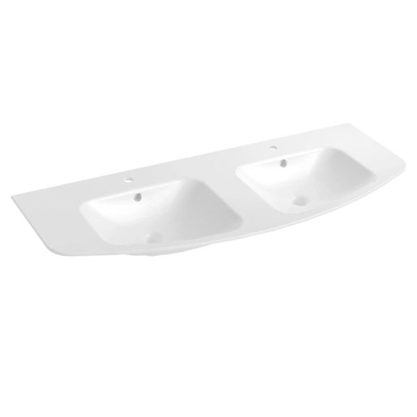 Lanzet Classico Möbelwaschtisch - 138,6 cm weiß