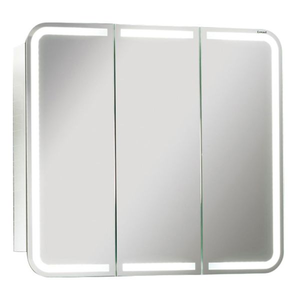 Lanzet Spiegel Spiegelschrank M9- 80 cm, 3 Türen mit LED-Beleuchtung
