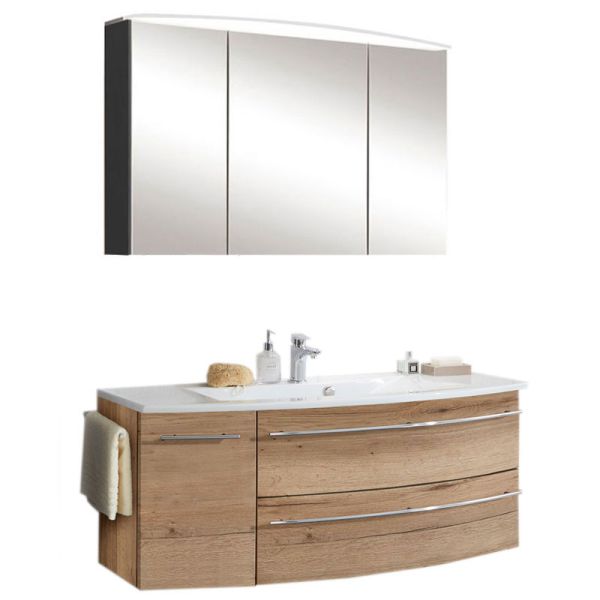 Marlin Bad 3040 - CITYplus Badmöbel Set 21 - 121 cm