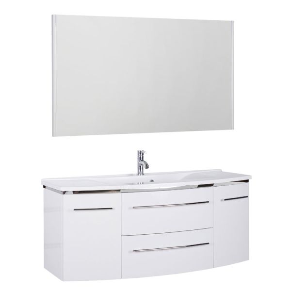 Marlin Bad 3040 - CITYplus Badmöbel Set 2 - 122 cm