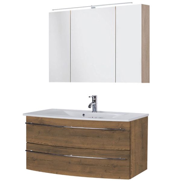 Marlin Bad 3040 - CITYplus Badmöbel Set 30 - 121 cm