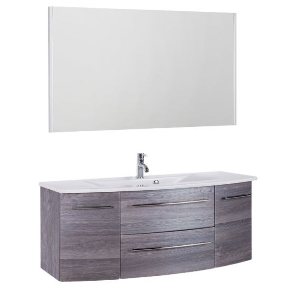 Marlin Bad 3040 - CITYplus Badmöbel Set 4 - 121 cm