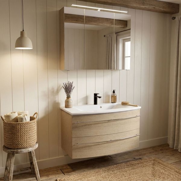 Marlin Bad 3040 - CITYplus Badmöbel Set 2-2 Ambiente