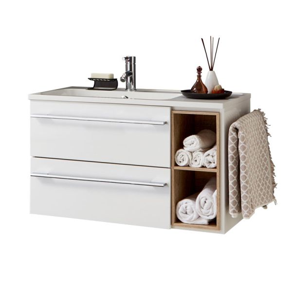 Marlin 3250star Waschtisch mit Unterschrank 3-3 - 80 cm