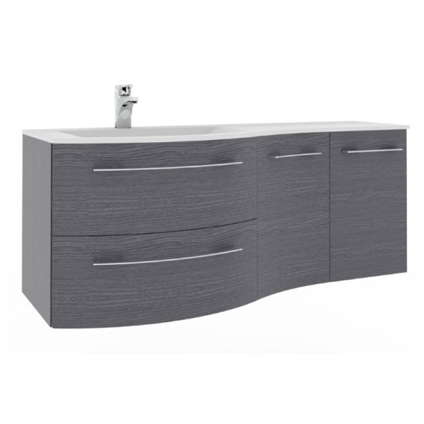 Marlin 3280cara Waschtisch mit Unterschrank Set 3 - 120,4 cm