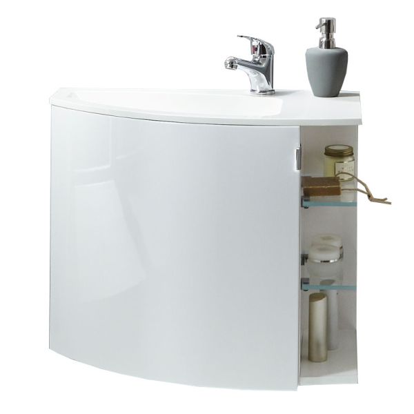 Marlin Gästebad 3010.7 Waschtisch mit Unterschrank - 60 cm