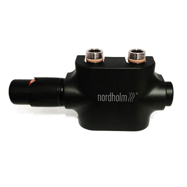 Nordholm Twin Reg Genesis, Weiß, inkl. Thermostatkopf für beidseitigen Anschluß