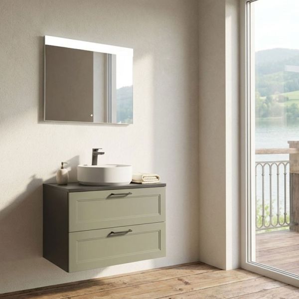 Nobilia Country Badmöbel Set 16 - 90 cm Ambientebild