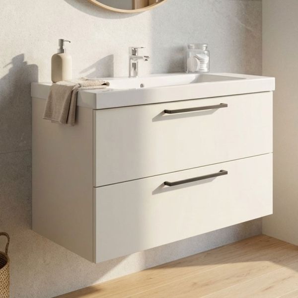 Nobilia City Line Waschtisch mit Unterschrank 3 - 101 cm Ambi