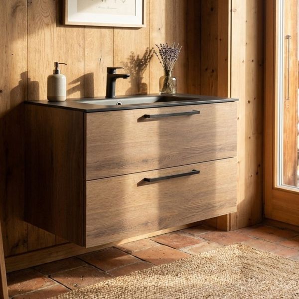 Nobilia City Line Waschtisch mit Unterschrank 3 - 101 cm Ambi