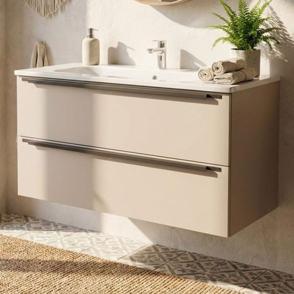 Nobilia City Line Waschtisch mit Unterschrank 4 - 121 cm Ambi