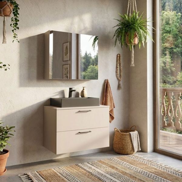 Nobilia Urban Style Badmöbel Set 8 - 80 cm Ambiente