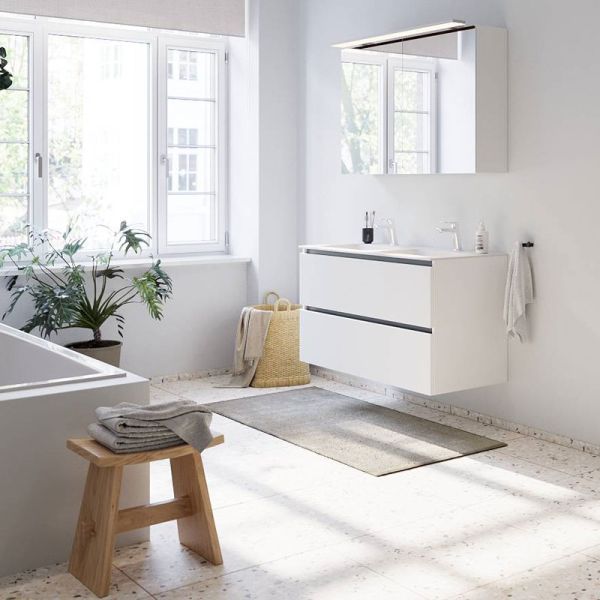 Nobilia Relax Badmöbel Set 17 - 121 cm Ambientebild
