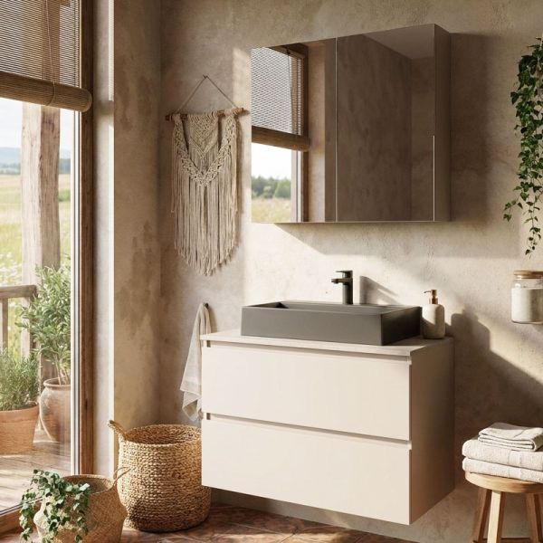 Nobilia Relax Badmöbel Set 5 - 80 cm Ambientebild